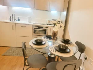 Birmingham Brindley House Kitchen Dining - StayBnB managed property